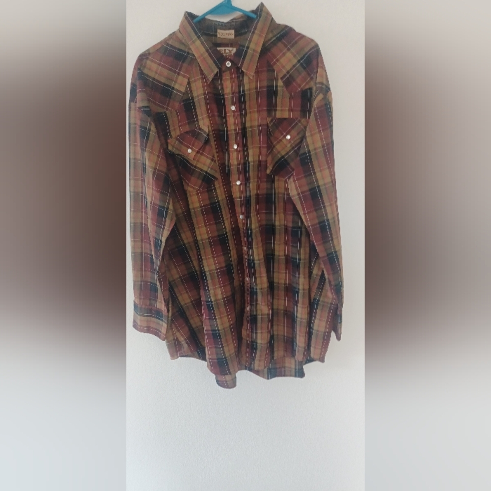 Ely Cattleman Big Man 4x Plaid Shirt